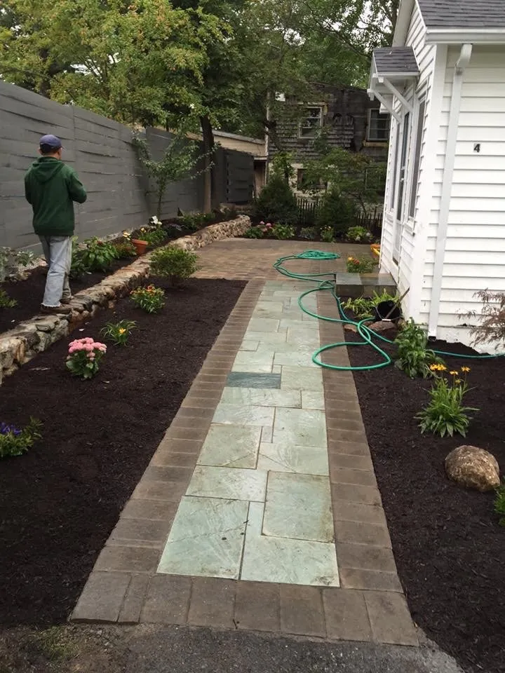 Custom landscape design in Framingham, MA by Tony Landscape