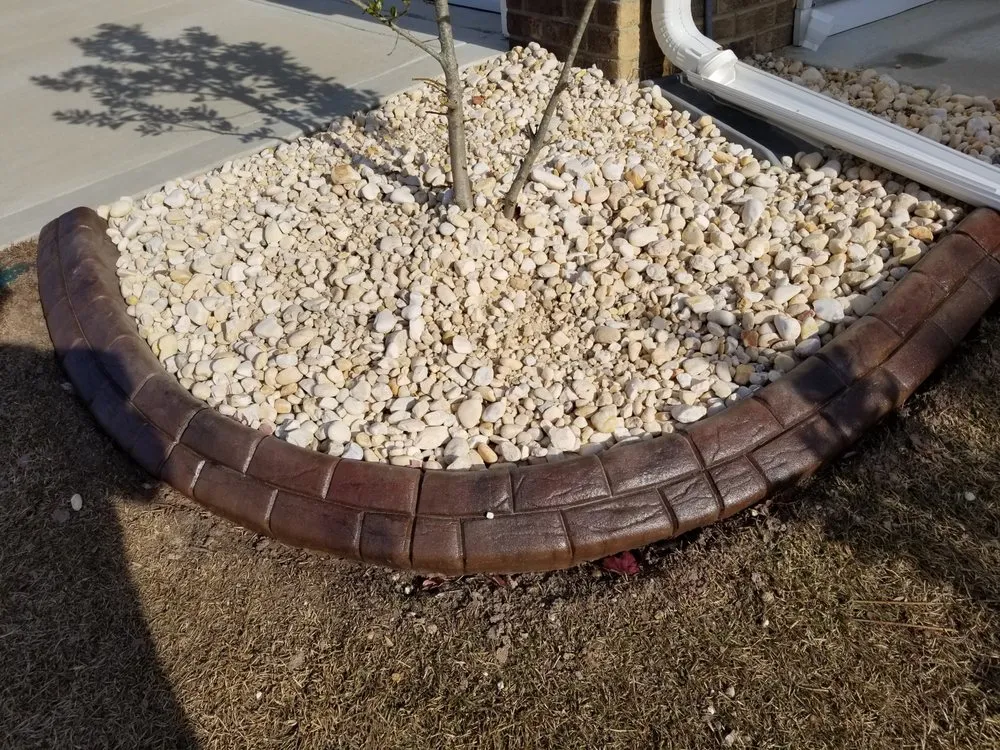 Affordable garden landscaping with custom design in Linden, NC by Tony Lawn and Maintenance