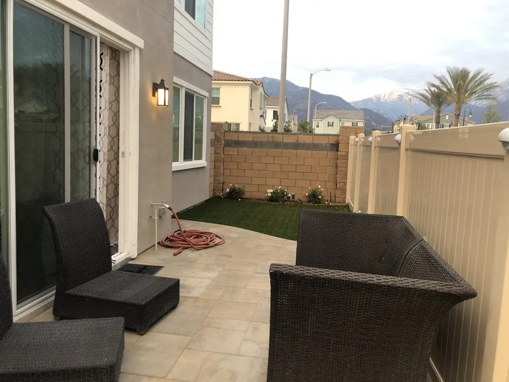 Custom landscape installation for beautiful yards in Rancho Cucamonga, CA by Tony's Landscape & Company