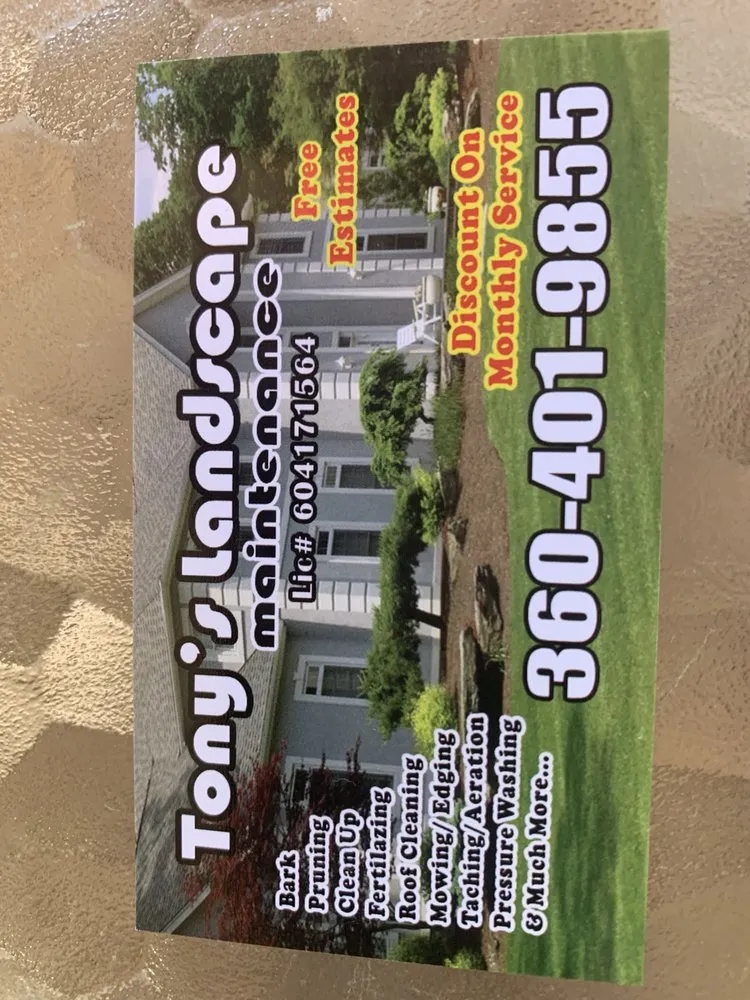 Reliable landscape design near you in Shelton, WA by Tony's Landscape