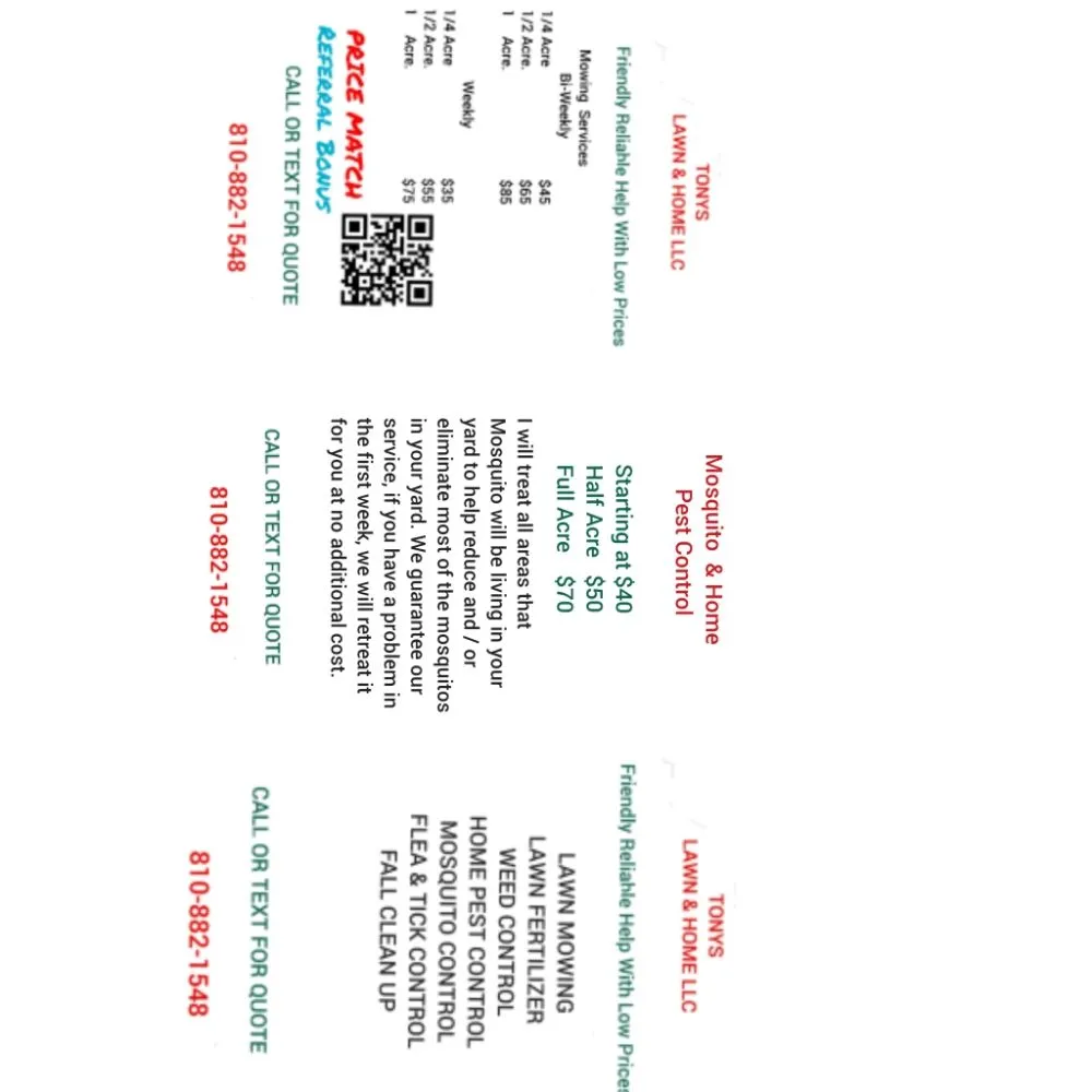 Top-rated landscaping services in Flint, MI by TONYS LAWN & HOME