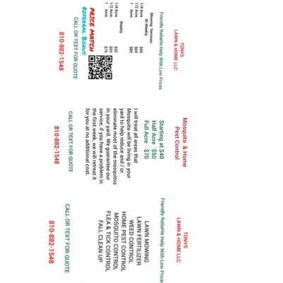 TONYS LAWN & HOME Logo