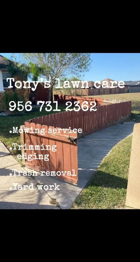 Trusted lawn care service in Edinburg, TX by Tony's lawn care