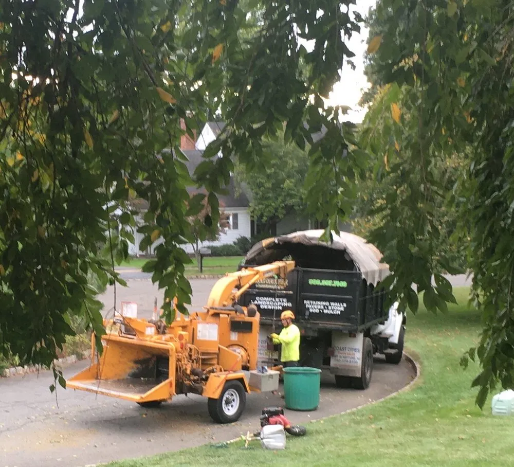 Affordable landscape installation with custom design in Manville, NJ by Tony's Tree Service & Landscaping