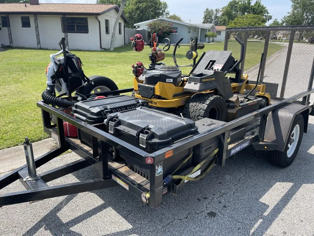 Top-rated landscape installation with custom design in Daytona Beach, FL by Tony's Turf