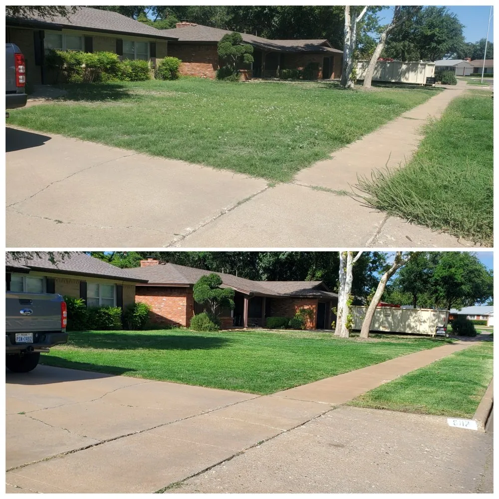 Affordable lawn mowing service for homes across lubbock, TX - Too Good Lawn Care