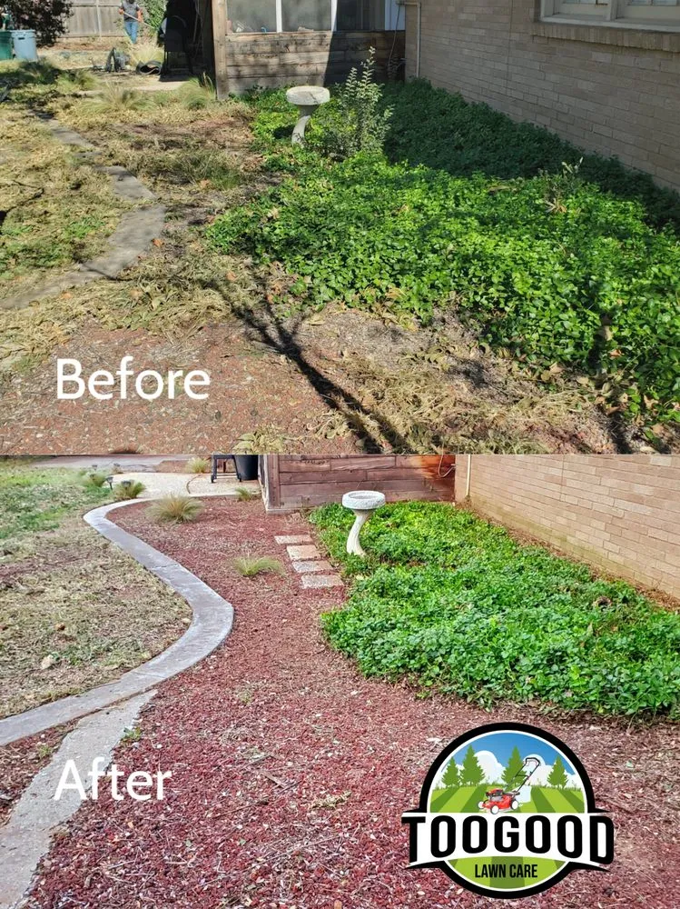 Affordable outdoor landscaping in lubbock, TX by Too Good Lawn Care