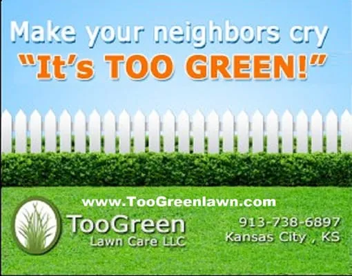 Too Green Lawn Care LLC Logo