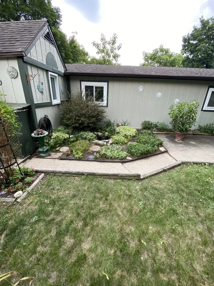 Local garden landscaping in Rochester Hills, MI by Too Legit Pressure Washing & Property Services