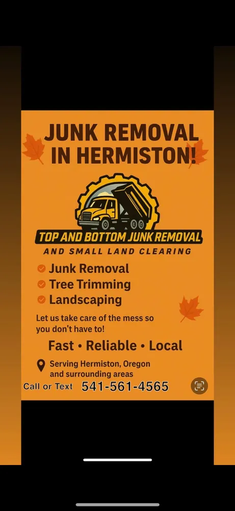 Trusted lawn care service for beautiful yards in Hermiston, OR by Top and Bottom Junk Removal