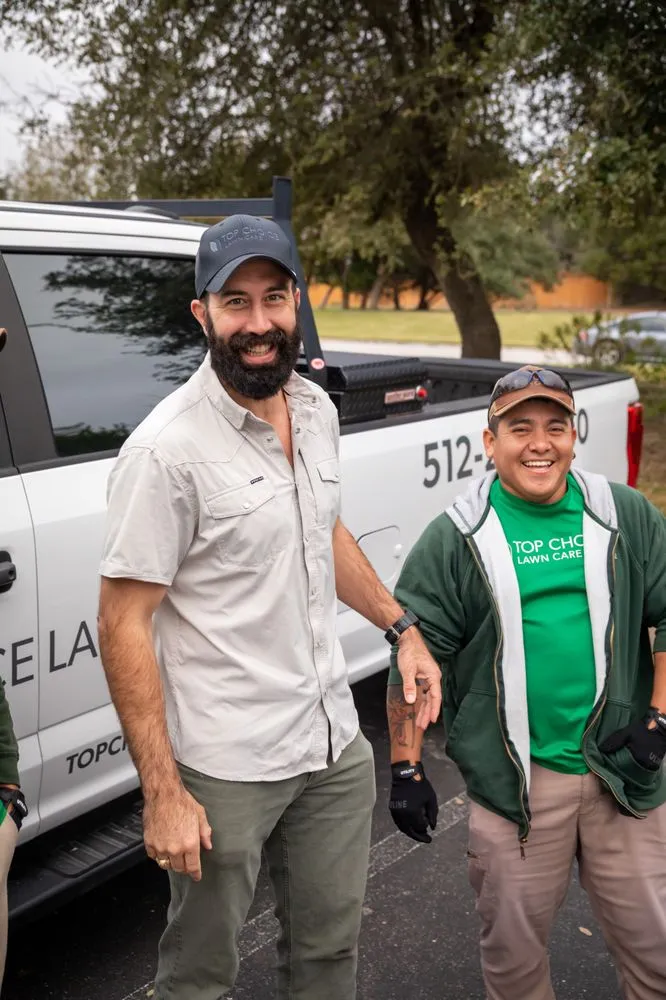 Professional garden landscaping for year-round maintenance in Austin, TX by Top Choice Lawn Care