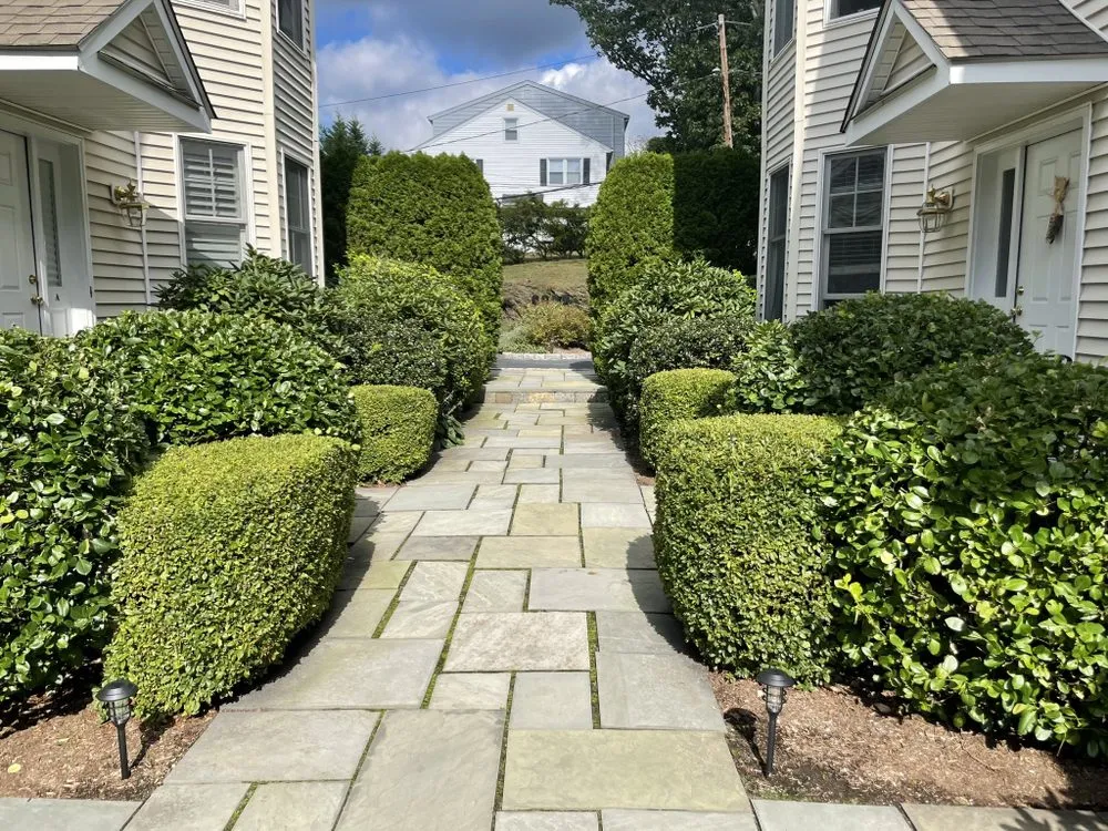 Custom landscape installation for outdoor upgrades across Stamford, CT - Top Choice Lawn Care