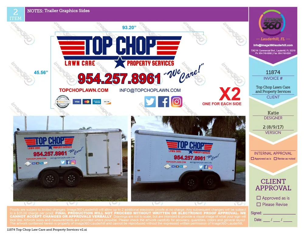 Expert residential landscaping in Lauderhill, FL by Top Chop Lawn Care & Property Services