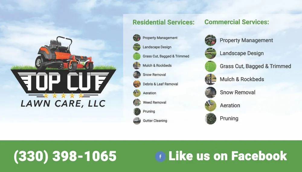 Reliable residential landscaping with custom design across Youngstown, OH - Top Cut Lawn Care