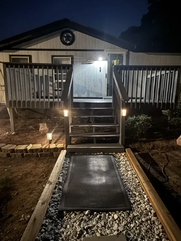 Custom residential landscaping in Temple, GA by Top Cut Properties