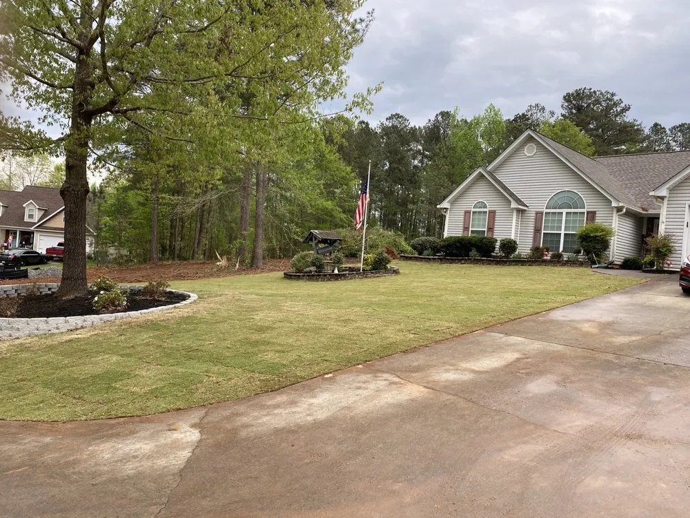 Expert outdoor landscaping in Temple, GA by Top Cut Properties