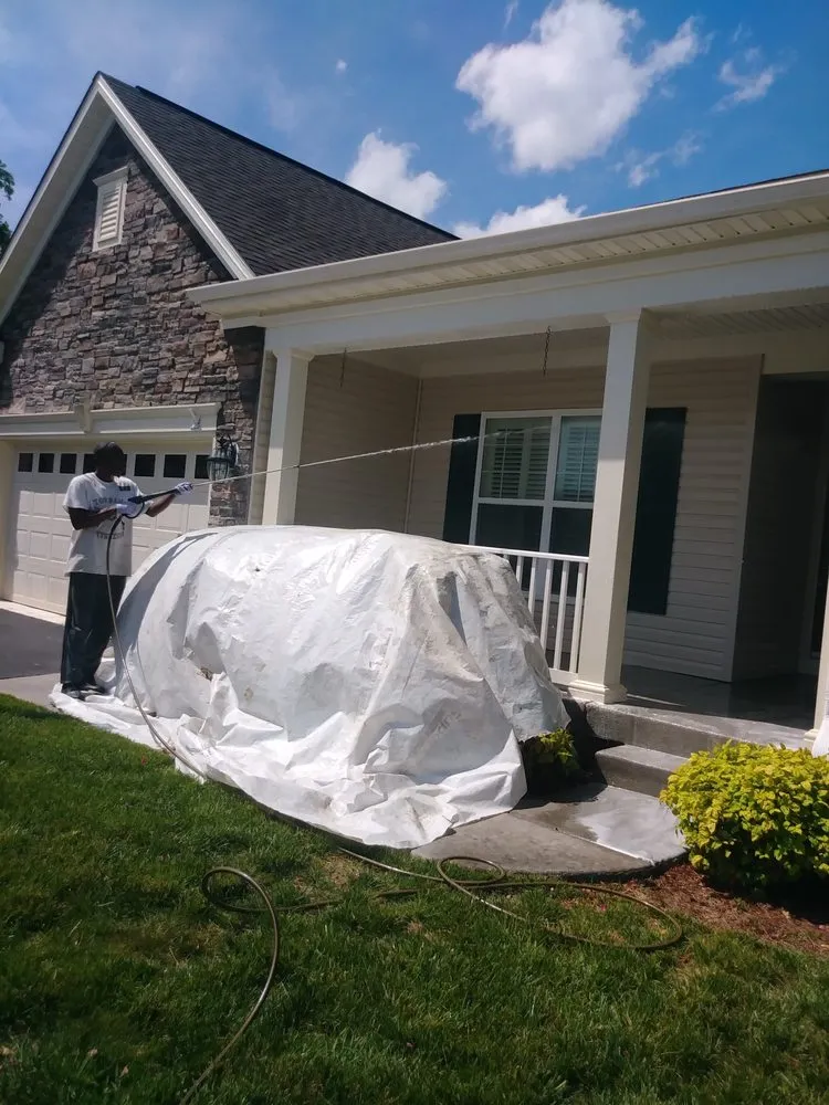 Custom garden landscaping in Toano, VA by Top Dawg Exterior