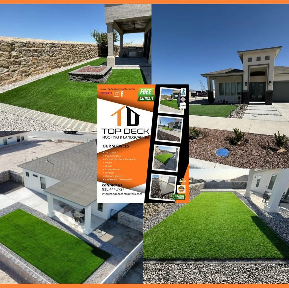 Affordable garden landscaping experts serving El Paso, TX - Top Deck Contractors