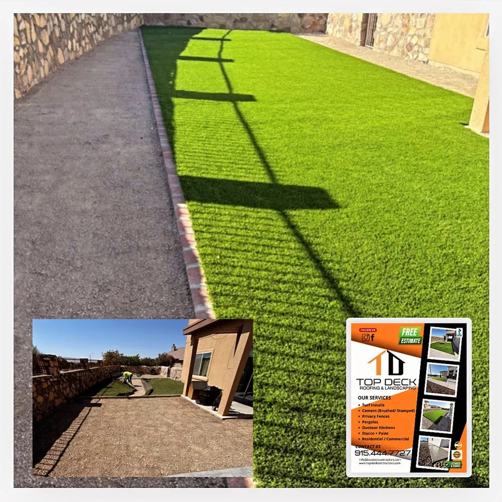 Reliable yard maintenance experts serving El Paso, TX - Top Deck Contractors