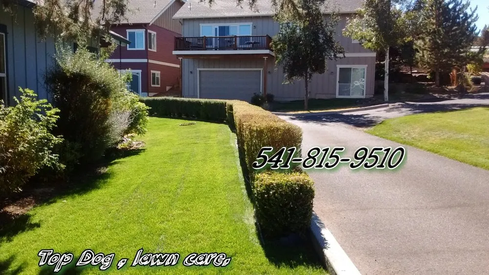 Custom landscaping services for residential properties in Redmond, OR by Top Dog Lawn Care & Maintenance