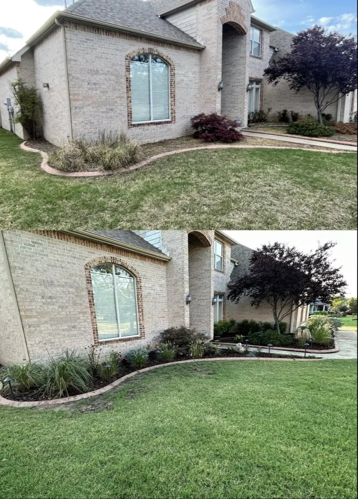 Expert yard cleanup service with custom design across Owasso, OK - Top Dog Lawn Care