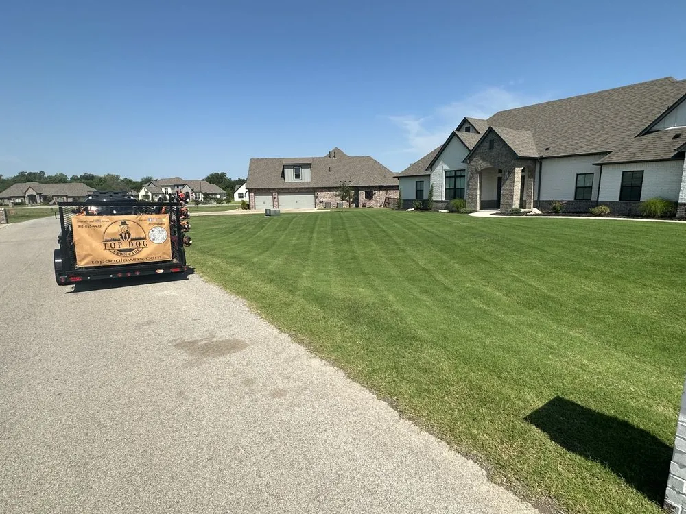 Top-rated lawn mowing service experts serving Owasso, OK - Top Dog Lawn Care