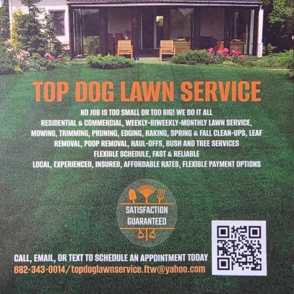 Custom yard maintenance in Fort Worth, TX - Top Dog Lawn Service