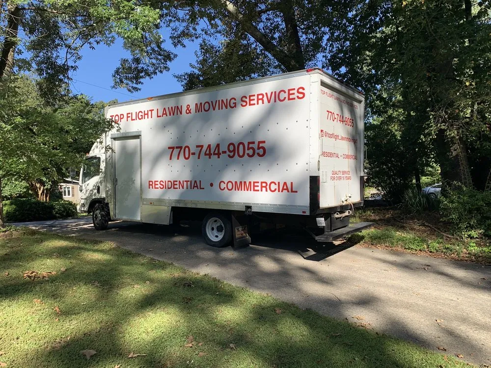 Top-rated outdoor landscaping experts serving Union City, GA - Top Flight Lawn & Moving Services