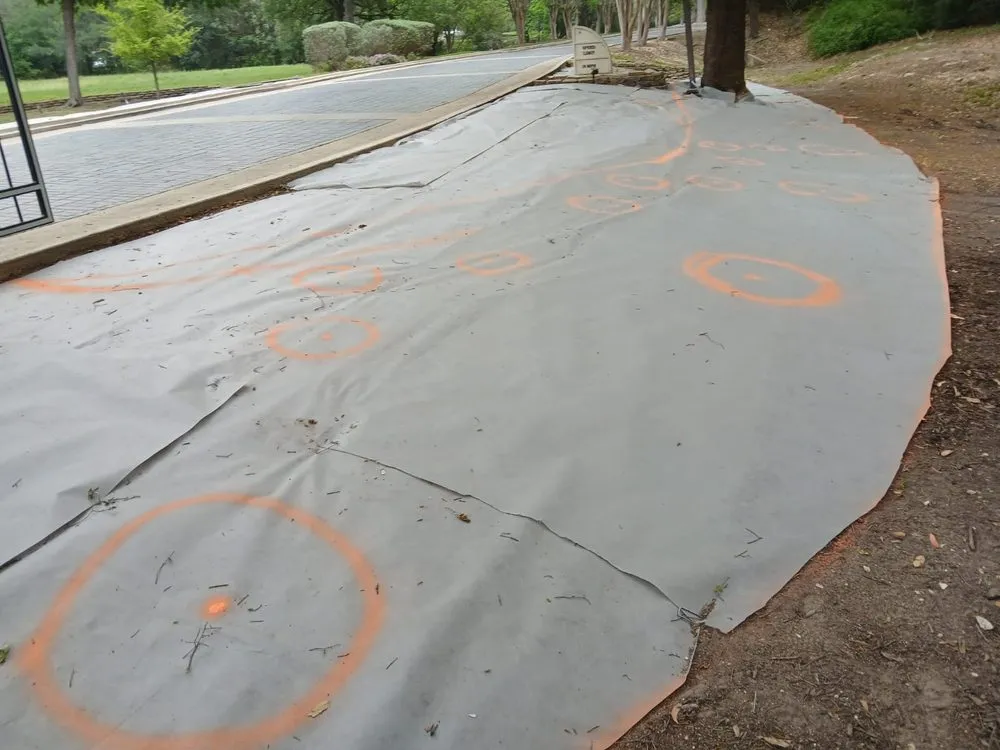 Professional landscape installation in San Antonio, TX by Top Garden Landscaping