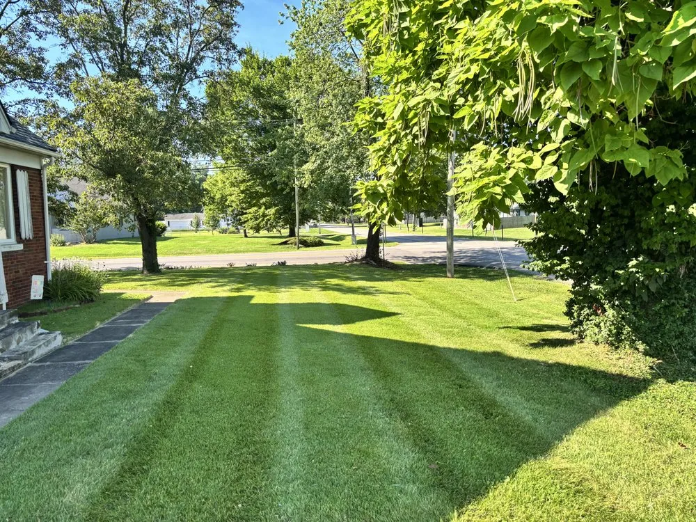 Custom landscape installation for year-round maintenance in Evansville, IN by Top Grass Lawn Care