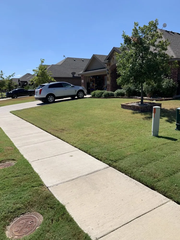 Custom landscaping services in Waxahachie, TX by Top Grass Lawn Solutions