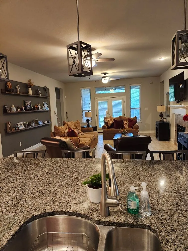 Custom landscaping services for homes in San Antonio, TX by Top Gun Cleaners