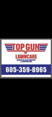 Top gun lawncare Logo
