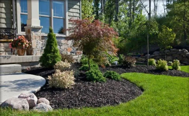 Expert yard cleanup service with custom design in Greece, NY by Top Lawn Care & Landscapes