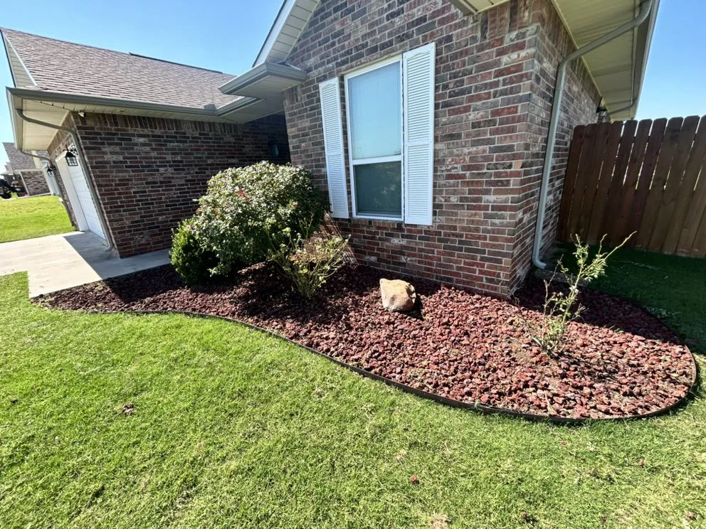 Local garden landscaping in Tishomingo, OK by Top Lawn Care and Landscape