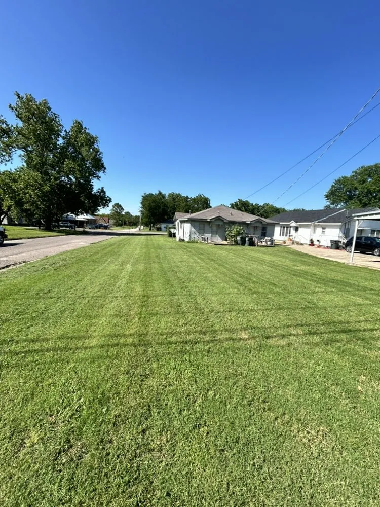 Custom outdoor landscaping in Tishomingo, OK by Top Lawn Care and Landscape