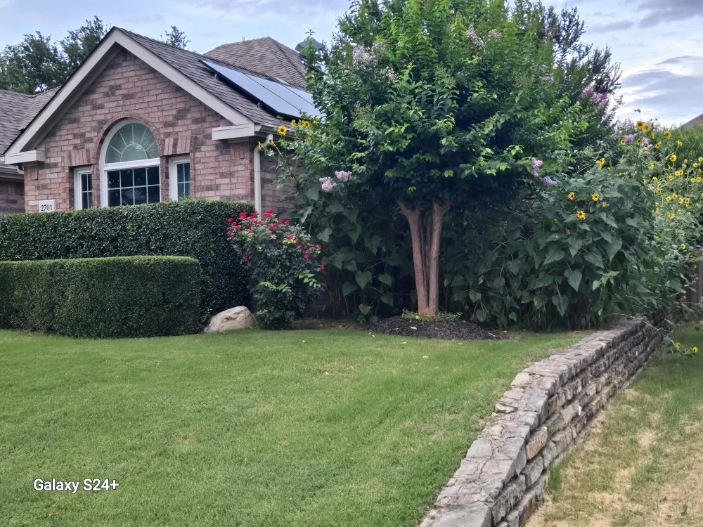 Affordable garden landscaping for homes across McKinney, TX - Top Lawn DFW