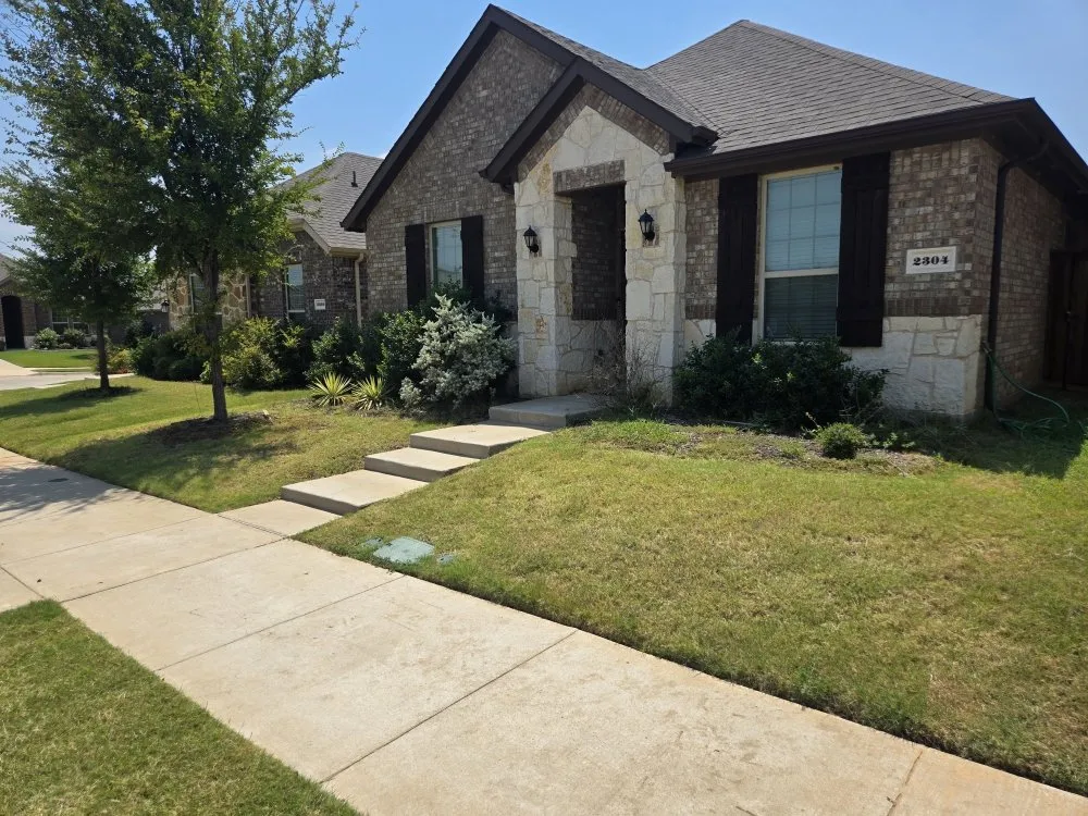 Custom outdoor landscaping in McKinney, TX by Top Lawn DFW