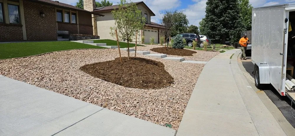 Expert yard cleanup service with custom design across Colorado Springs, CO - Top Master Hardscaping & Landscaping