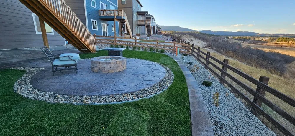 Professional garden landscaping with custom design across Colorado Springs, CO - Top Master Hardscaping & Landscaping