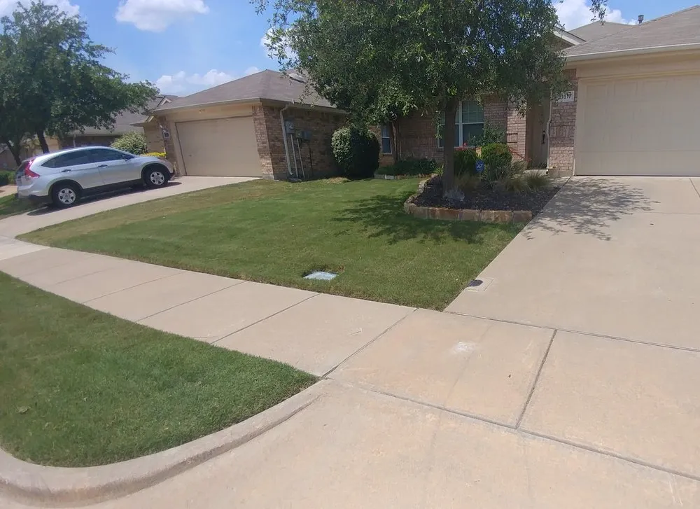 Professional landscaping services in Keller, TX by Top Mowing