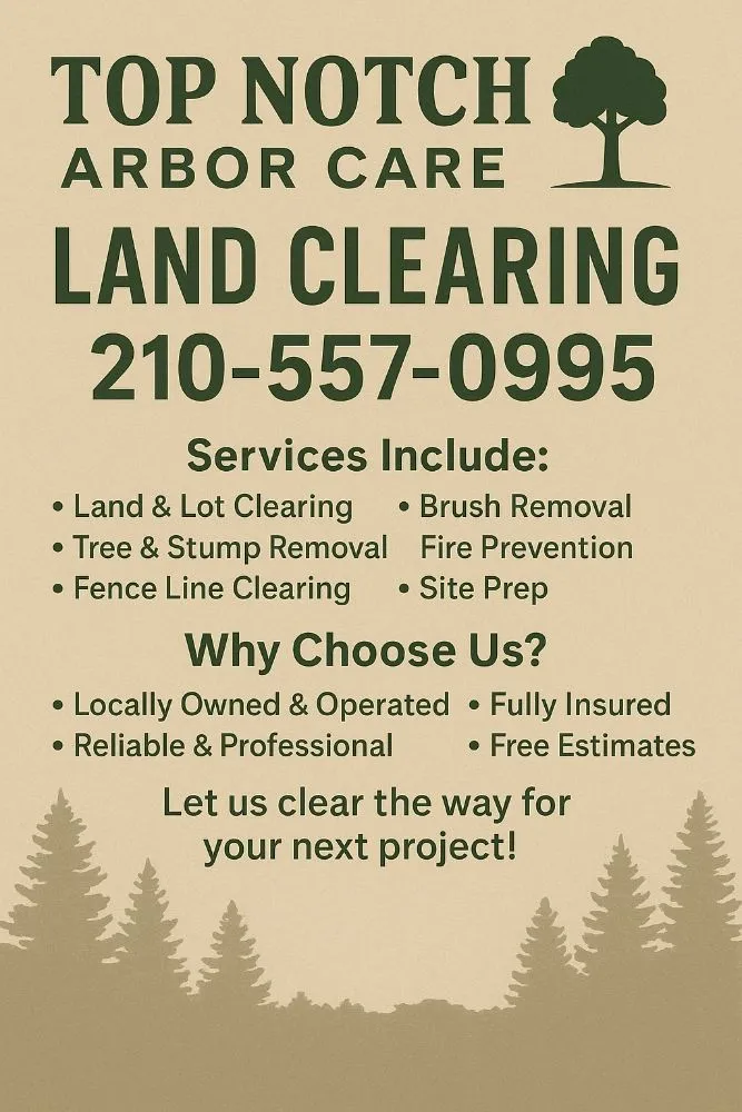 Local outdoor landscaping for outdoor upgrades in San Antonio, TX by Top Notch Arbor Care