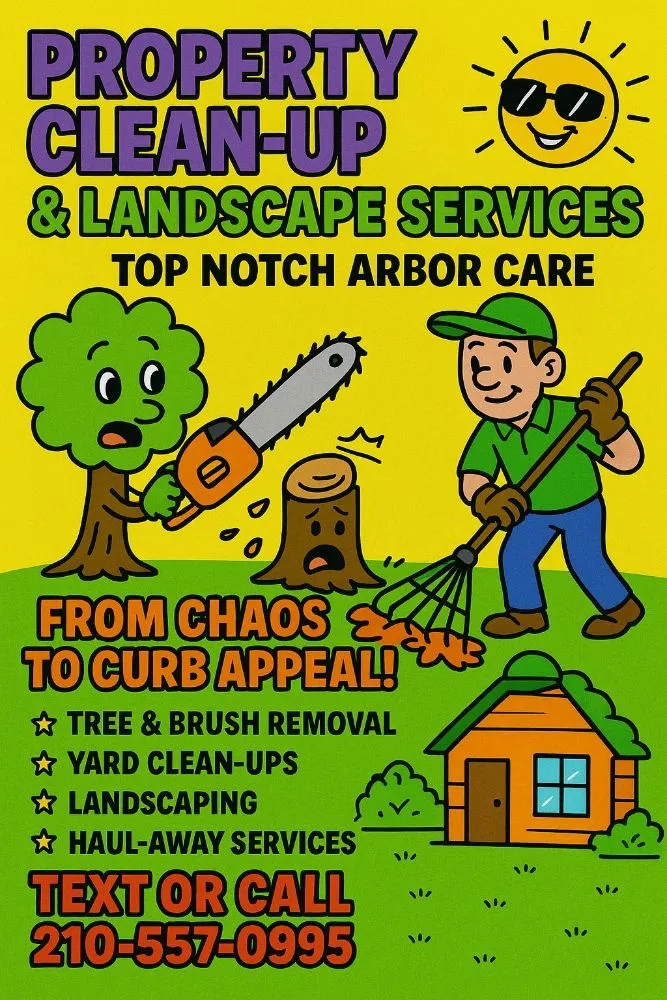 Top-rated yard cleanup service in San Antonio, TX - Top Notch Arbor Care