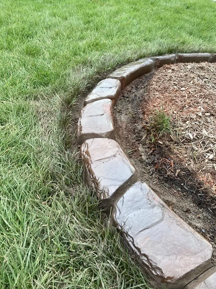 Local landscape installation in Pittsboro, IN by Top Notch Custom Concrete