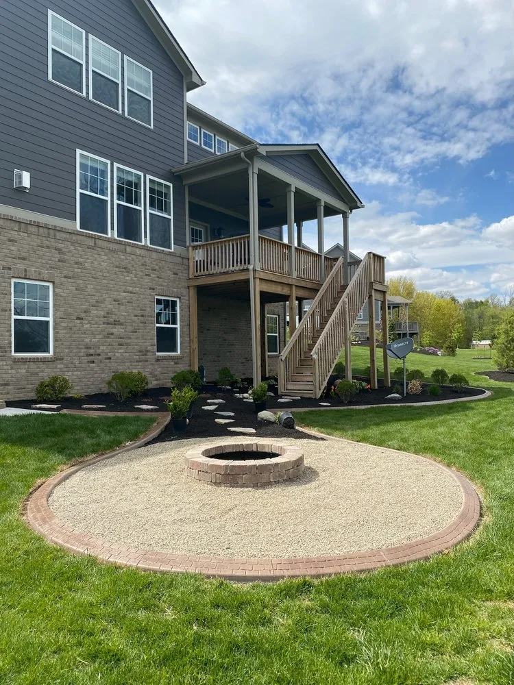 Expert residential landscaping for outdoor upgrades in Pittsboro, IN by Top Notch Custom Concrete