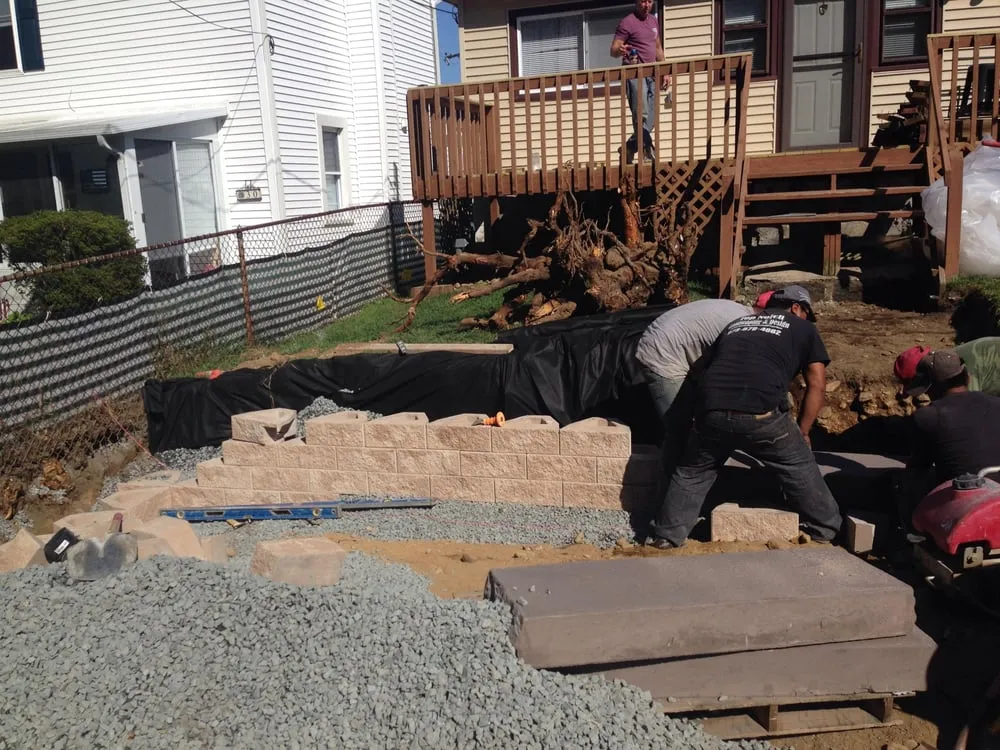 Custom garden landscaping in Mount Arlington, NJ by Top Notch Landscaping & Design