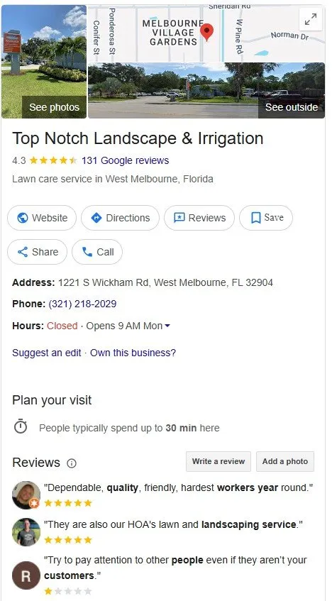 Affordable lawn mowing service in Fort Pierce, FL - Top Notch Landscaping and Irrigation