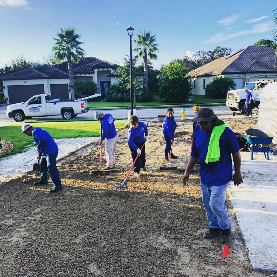 Professional residential landscaping with custom design in Fort Pierce, FL by Top Notch Landscaping and Irrigation