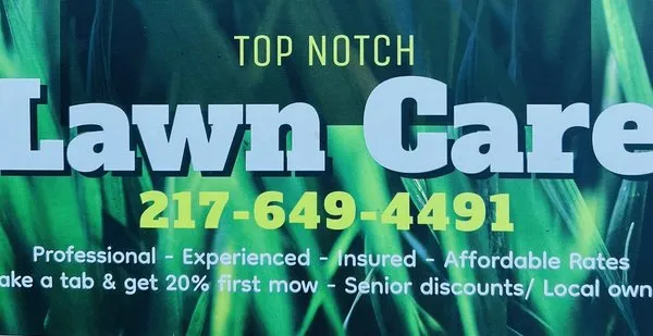 Top Notch Lawn Care Logo