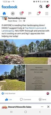 Top Notch Lawncare & Landscapes